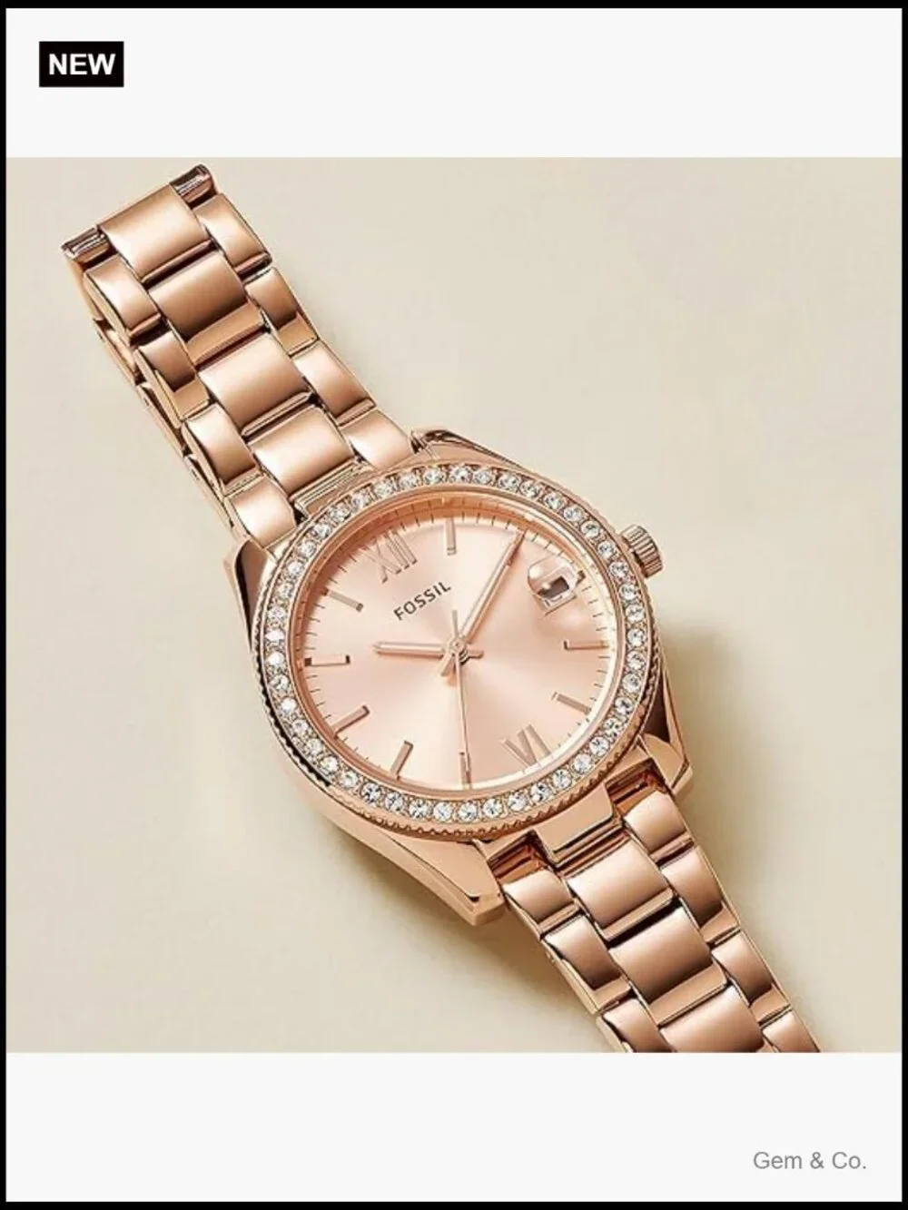 Women's Quartz Stainless Steel Watch Three-Hand Date